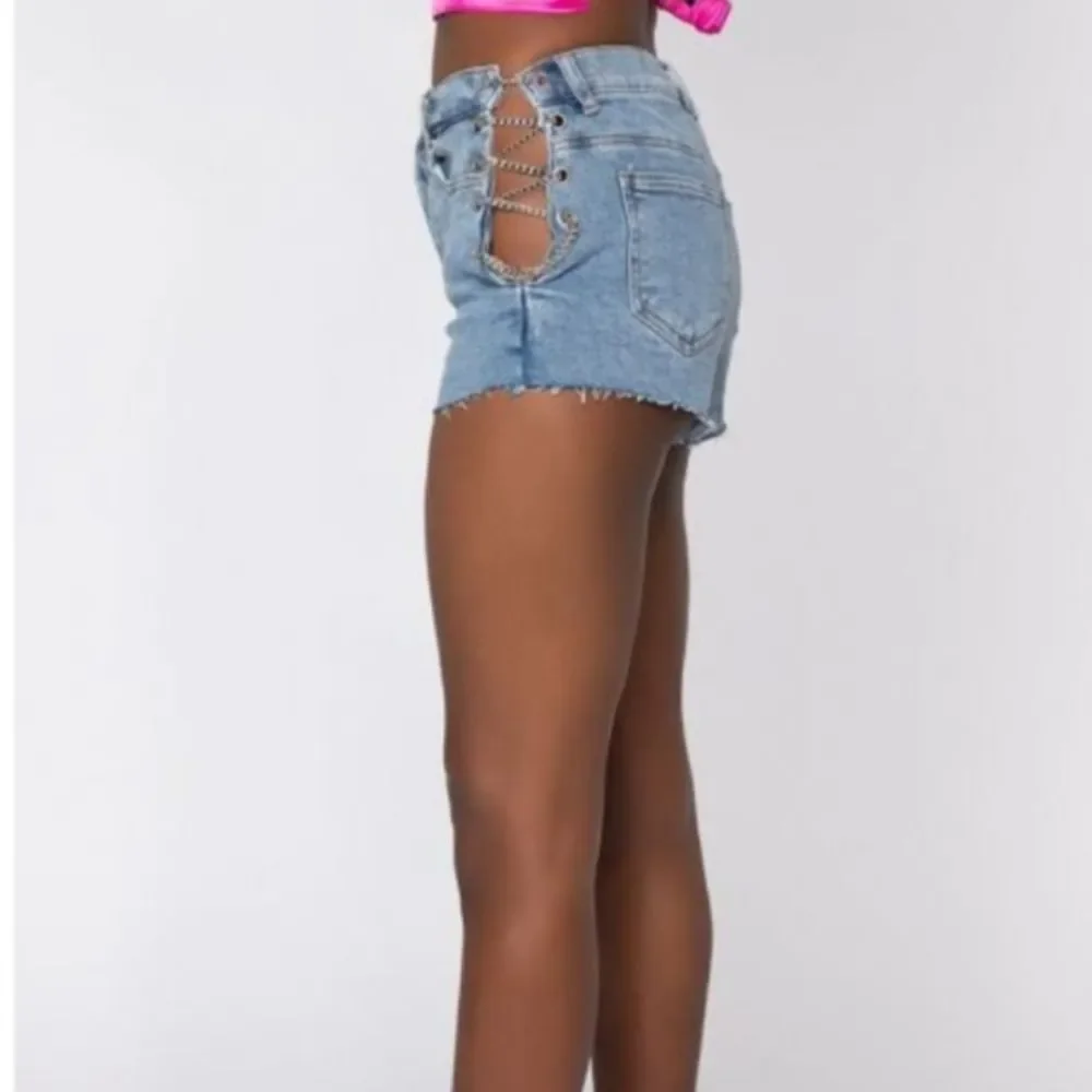 Akira Chain The Game Denim Shorts
